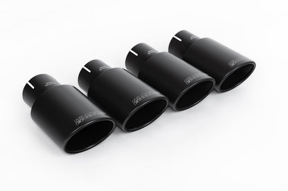 Milltek Non-Resonated Cat-Back Exhaust | Audi B9 S5 Coupe - Cerakote Black Tips