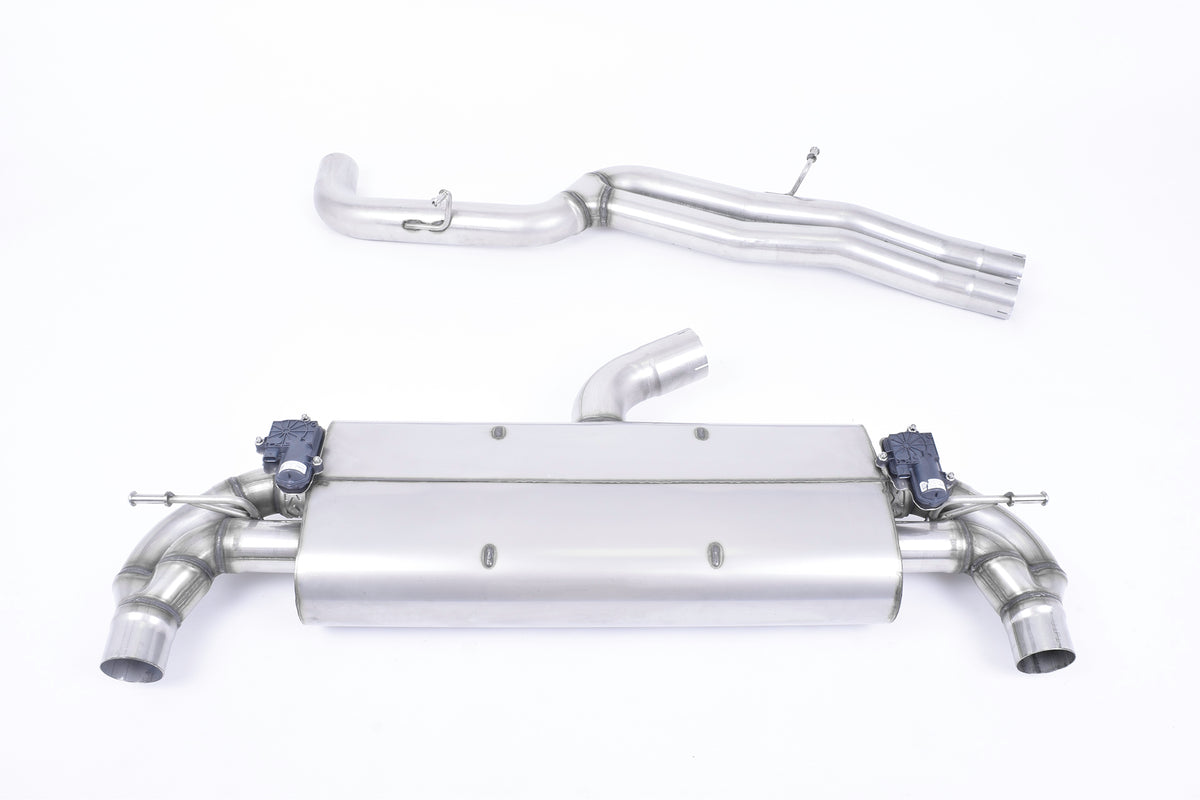 Milltek Non-Resonated Cat-Back Exhaust | Audi MK3 TTRS - Cerakote Black Tips