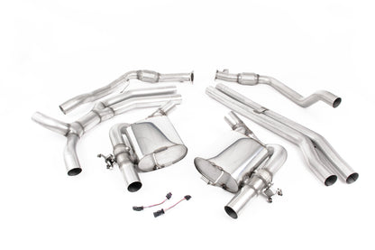 Milltek Non-Resonated Cat-Back Exhaust | Audi B9 RS4 Avant - Polished Tips