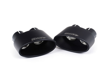 Milltek Resonated Cat-Back Exhaust | Audi B9 RS5 Coupe - Cerakote Black Tips