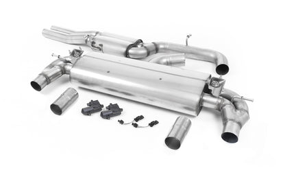 Milltek Resonated Cat-Back Exhaust | Audi RS3 8V - Burnt Titanium Tips