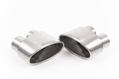 Milltek Resonated Cat-Back Exhaust | Audi B9 RS5 Coupe - Brushed Titanium Tips