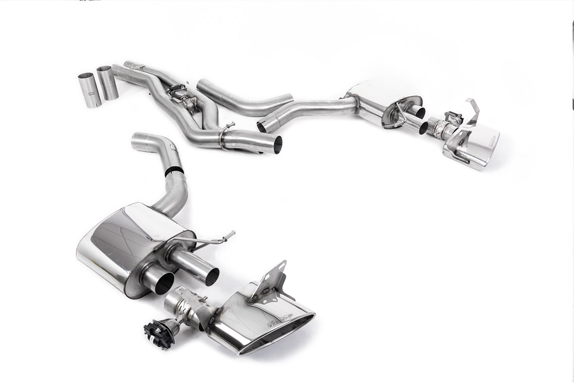 Milltek 80mm Non-Resonated Cat-Back Exhaust | Audi RS6 C8 - Polished Tips
