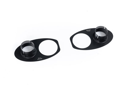 Milltek 80mm Optional Cerakote Black Rear Trim Finisher Plates
