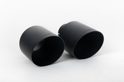 Milltek 80mm Non-Resonated OPF-Back Exhaust | Audi D5 S8 - Cerakote Black Tips