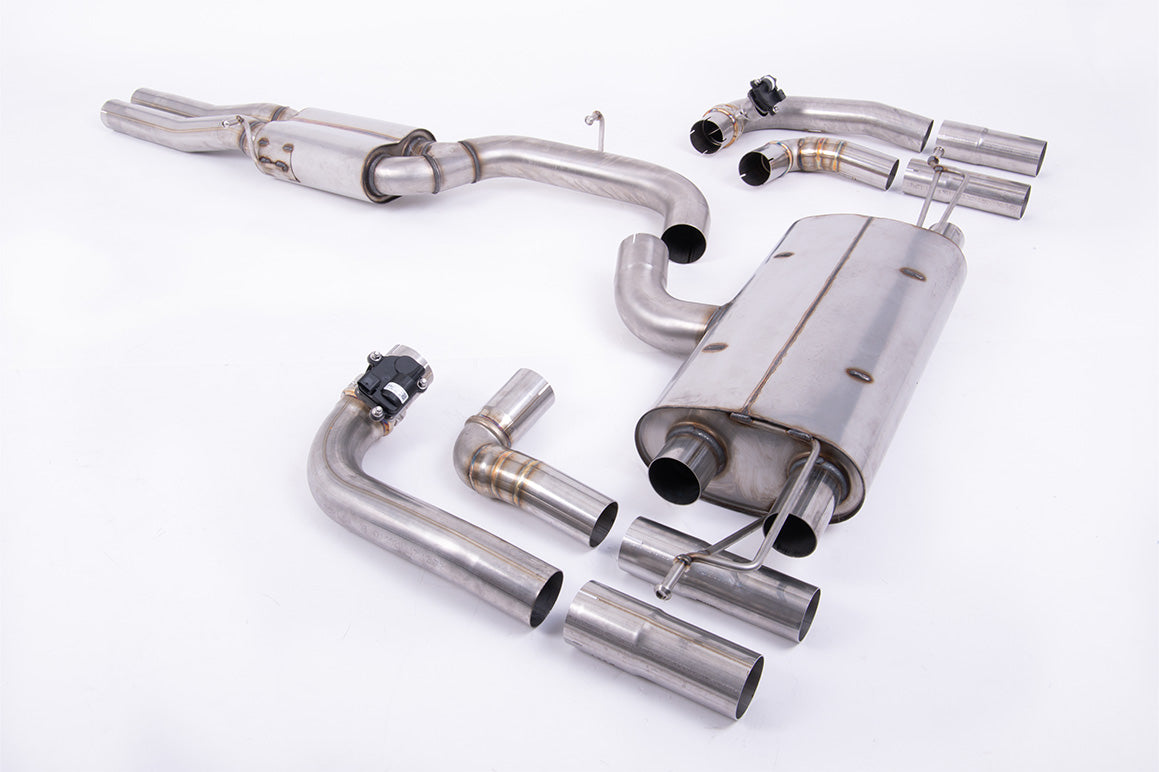 Milltek 80mm Resonated OPF/GPF Back | Audi RS3 8Y