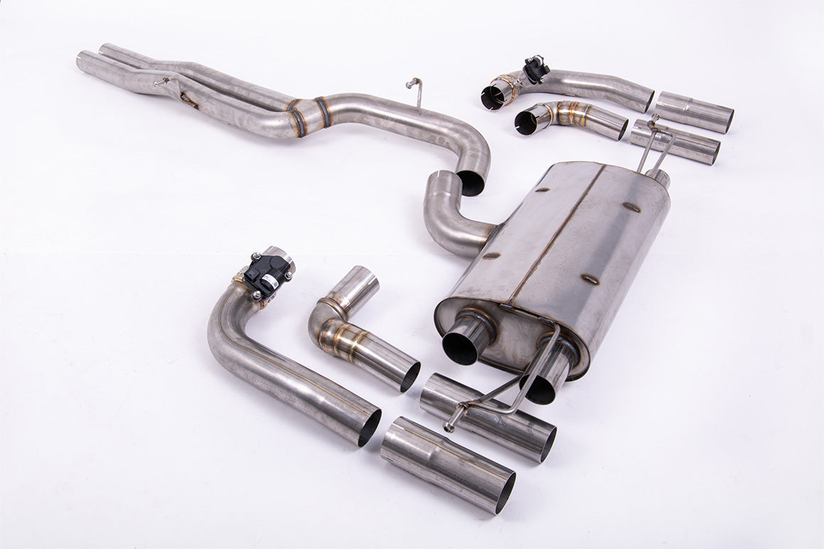 Milltek 80mm Non-Resonated Cat-Back Exhaust | Audi RS3 8Y