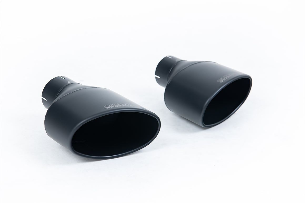 Milltek 80MM Race Non-Resonated Cat-Back | Audi RS3 8V - Cerakote Black Tips
