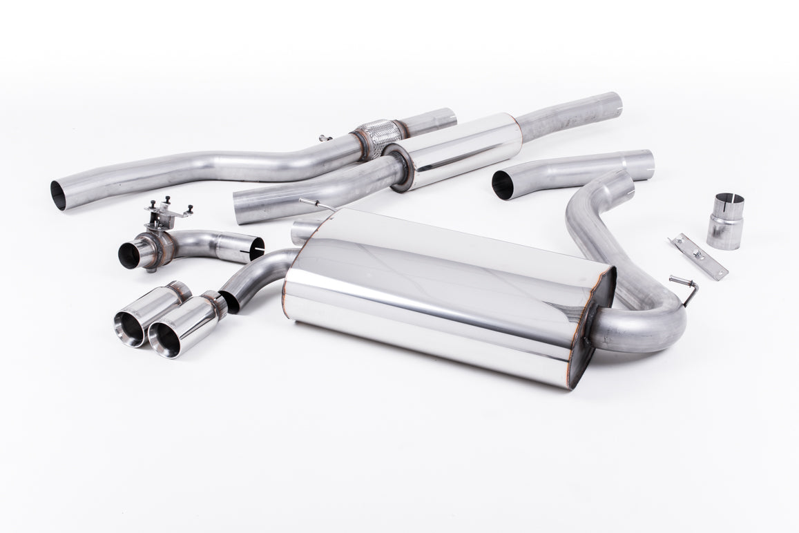 Milltek Resonated Cat-Back Exhaust | BMW 4 Series F32 - Polished Tips