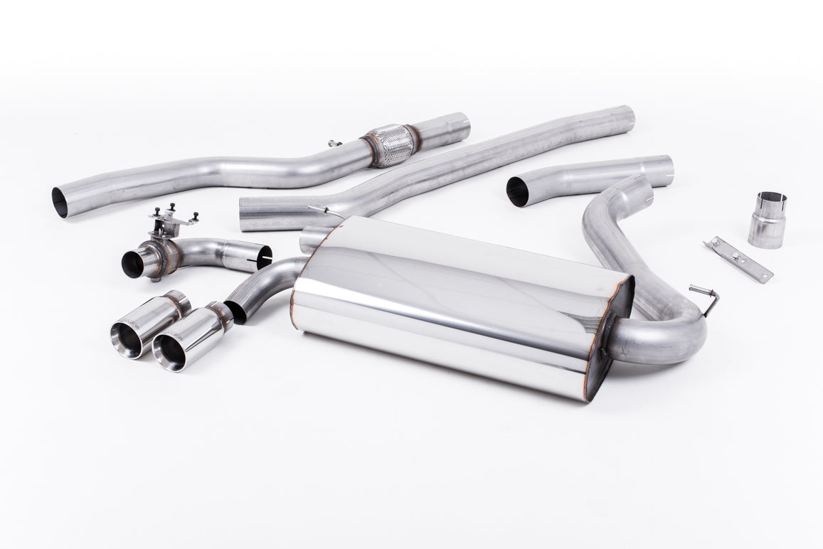 Milltek Non-Resonated Cat-Back Exhaust | BMW F32 428i - Polished Tips