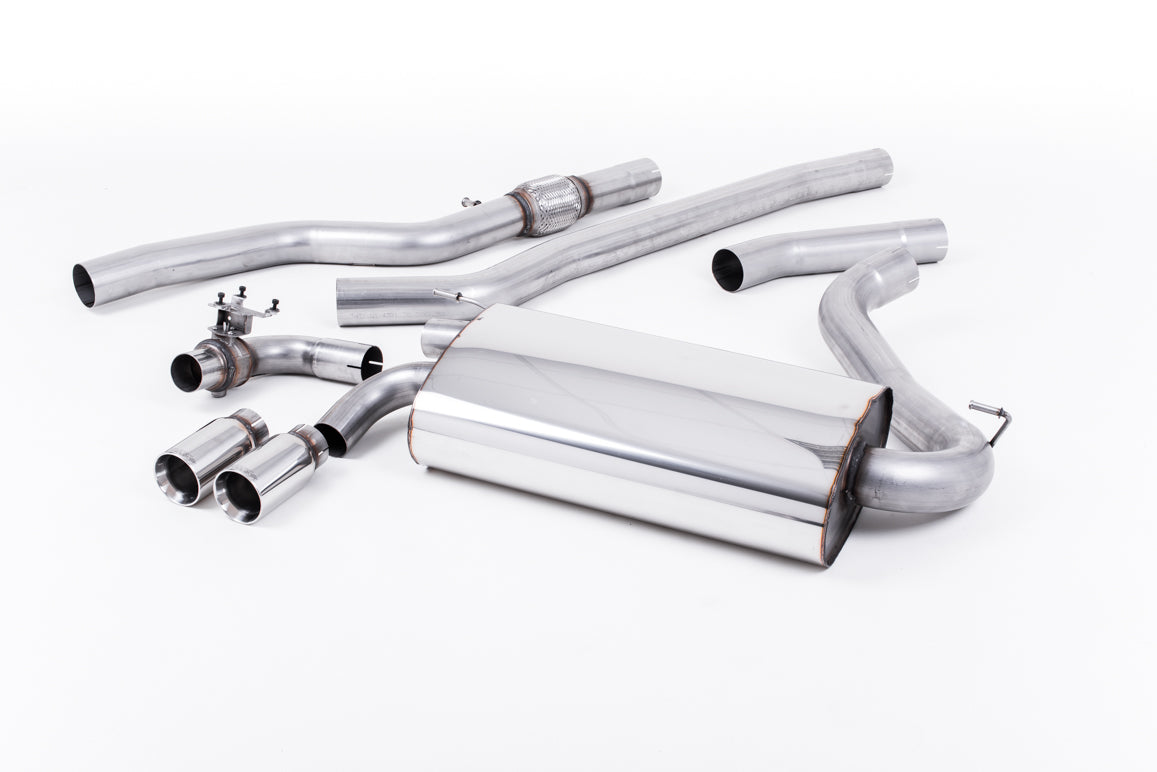 Milltek Non-Resonated Cat-Back Exhaust | BMW 4 Series F32 - Polished Tips
