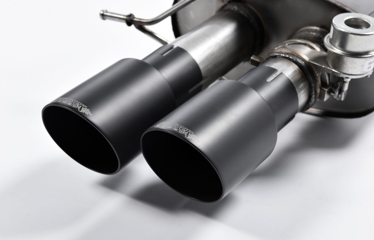 Milltek Resonated Cat-Back Exhaust | BMW F10 M5 - Cerakote Black Tips
