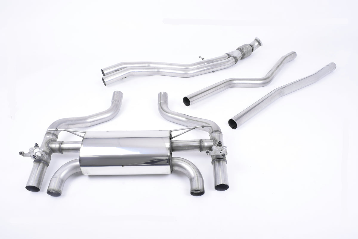 Milltek Valved Cat-Back Exhaust | BMW F87 M2 - Carbon Fibre Tips