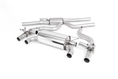 Milltek Race GPF-Back Exhaust | BMW F87 M2 Competition - Cerakote Black Tips