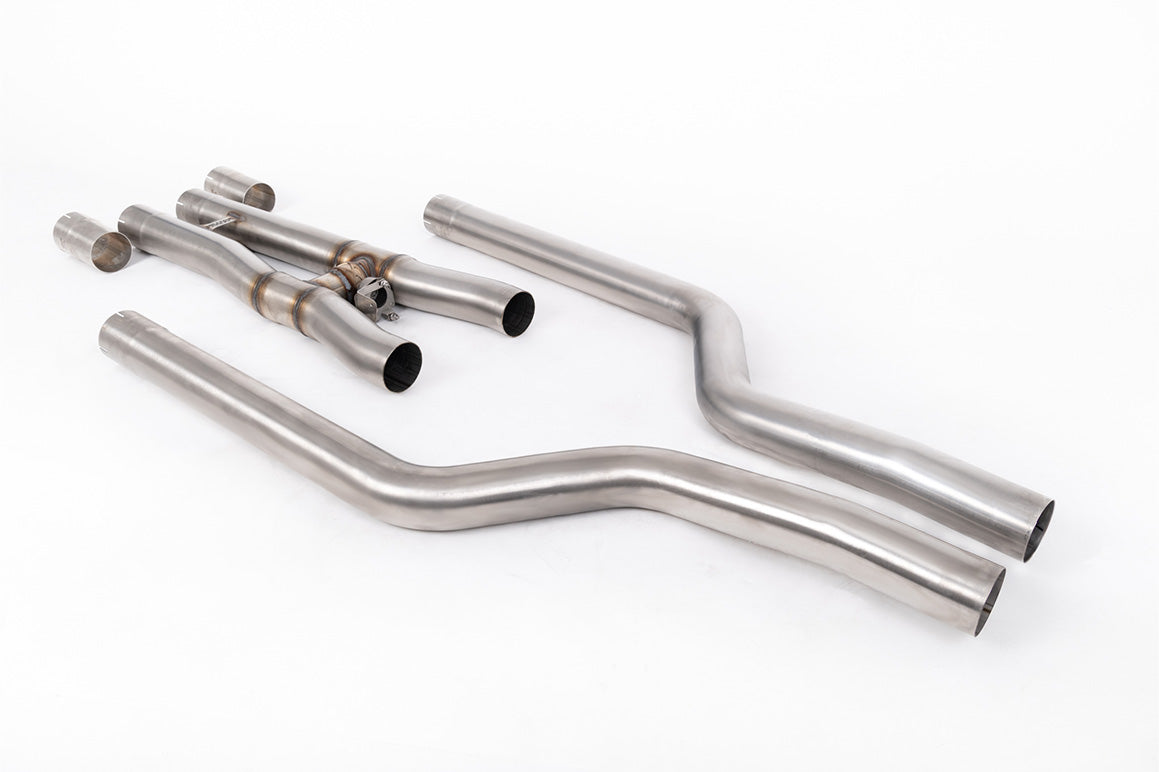 Milltek 80mm Active H-Pipe Centre Section | BMW 5 Series M5 &amp; M5 Competition 4.4l Twin Turbo F90