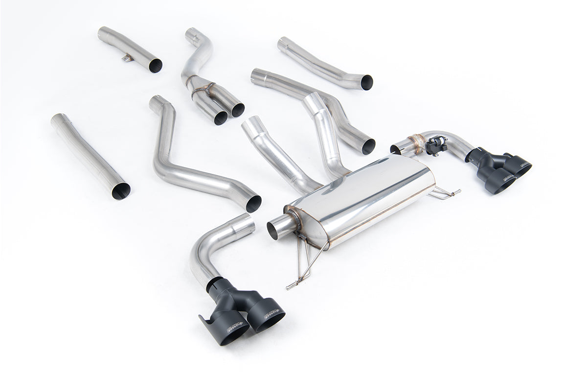 Milltek Cat-Back Exhaust | BMW G20 M340i & G22 M440i - Cerakote Black Tips