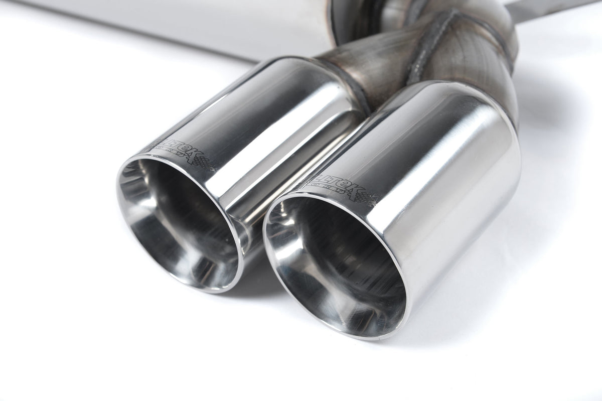 Milltek Rear Silencer | BMW E46 M3 CSL - Quad Polished Tips