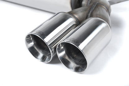 Milltek Rear Silencer | BMW E46 M3 CSL - Quad Polished Tips