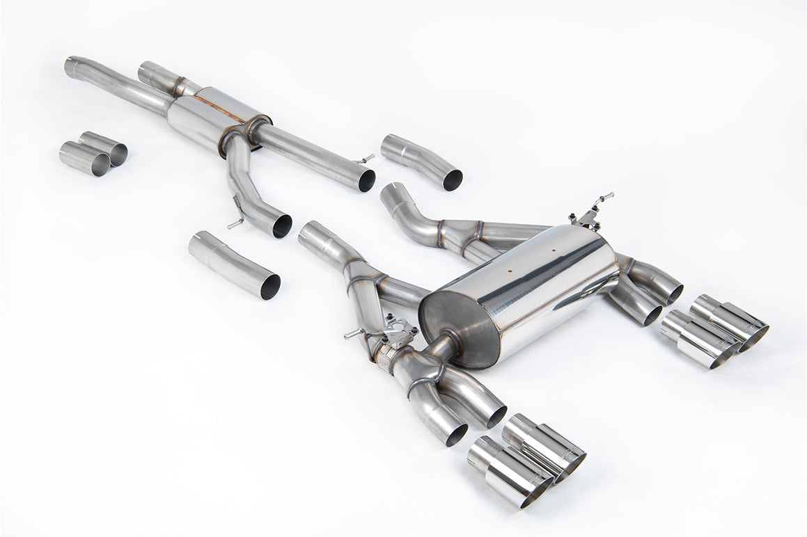 Milltek Cat-Back Exhaust | BMW F80 M3 F82 M4 - Polished Tips