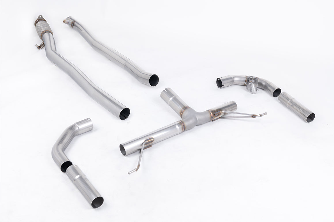 Milltek Valved Non-Resonated Cat-Back Exhaust | Mercedes A35 AMG - OE Tips
