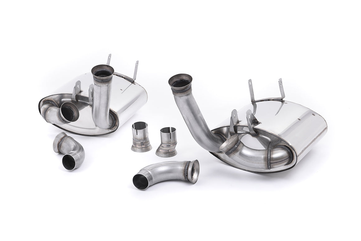 Milltek Rear Silencer | Porsche 997.1 Carrera Cup Version - OE Tips