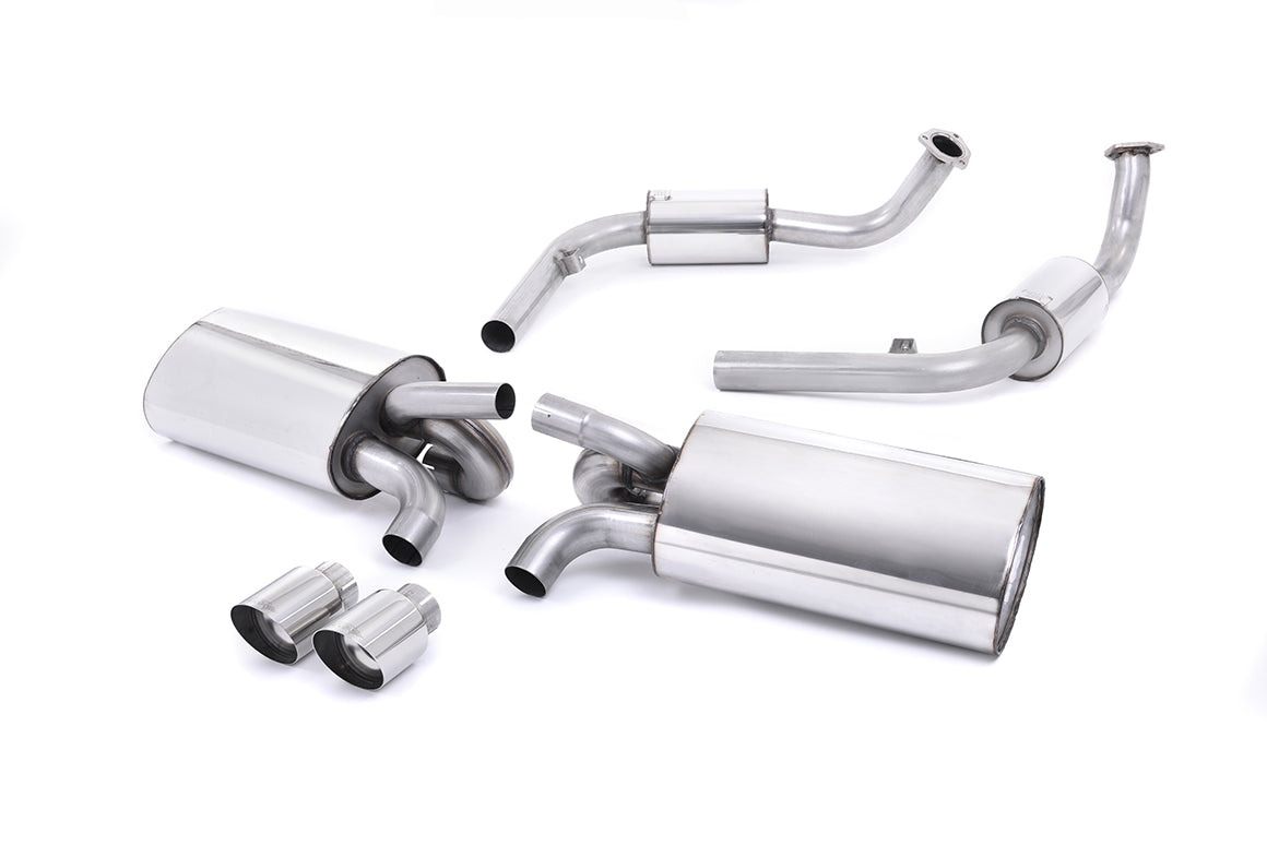 Milltek Resonated Cat-Back Exhaust | Porsche 987 Boxster Cayman - Polished Tips