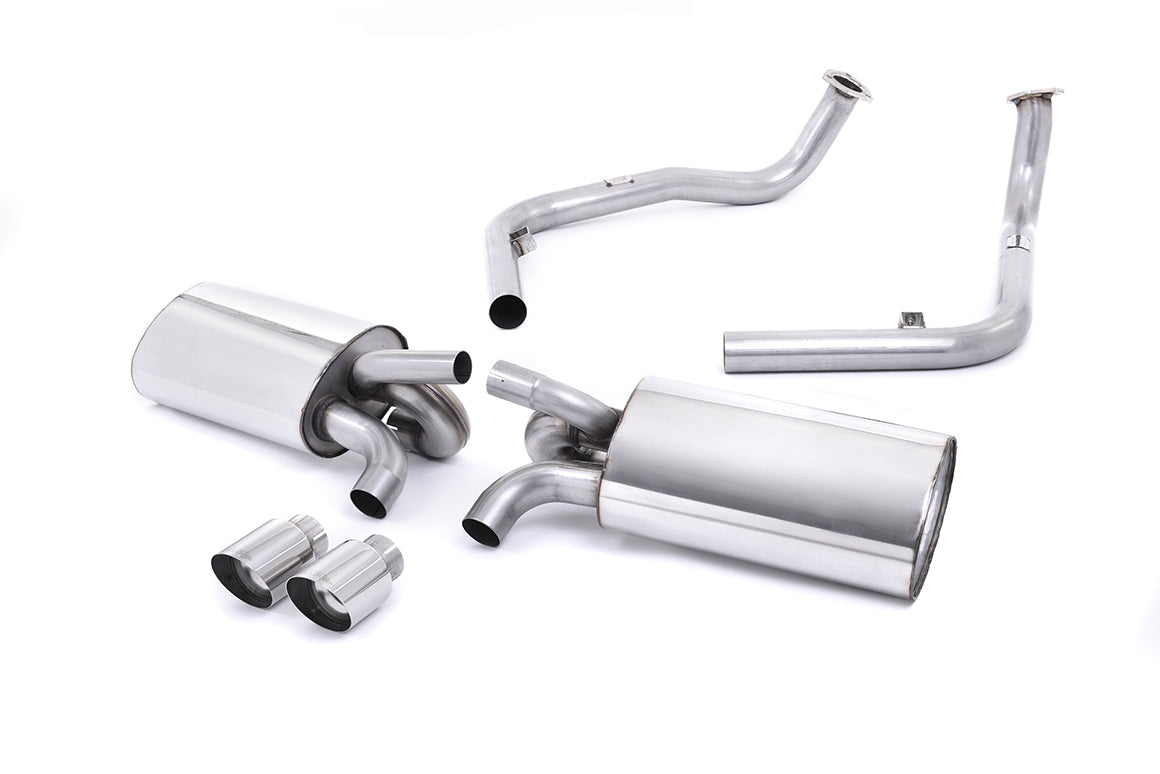 Milltek Non-Resonated Cat-Back Exhaust | Porsche 987 Cayman S - Polished Tips