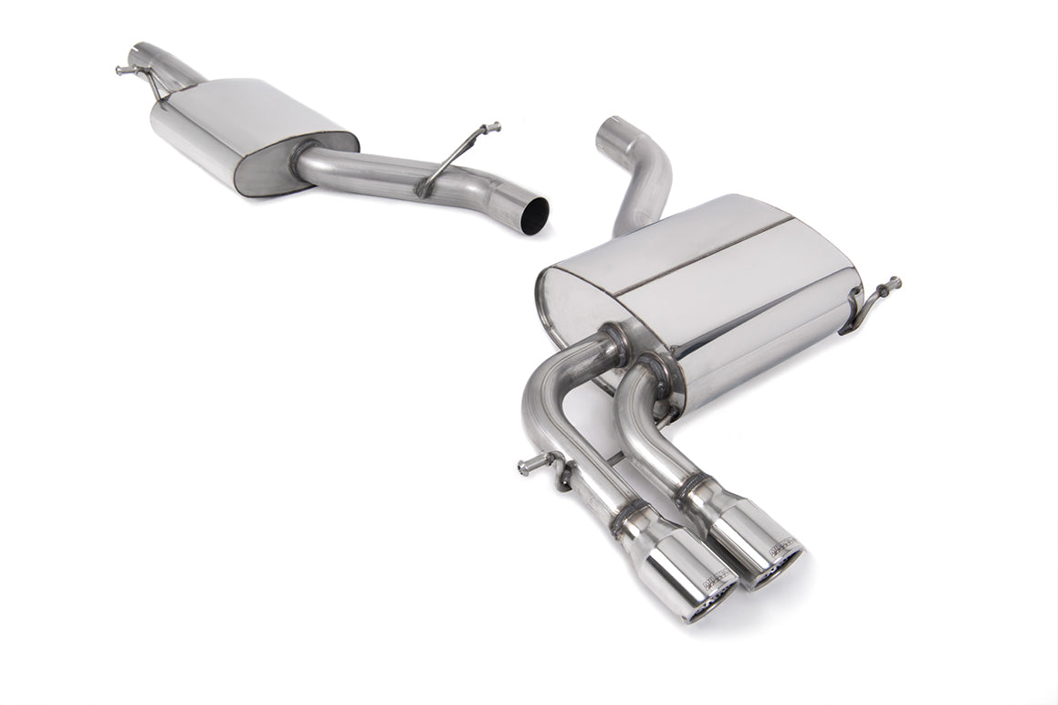 Milltek Resonated Cat-Back Exhaust | Audi A3 8P 2.0T FSI Quattro - Polished Tips
