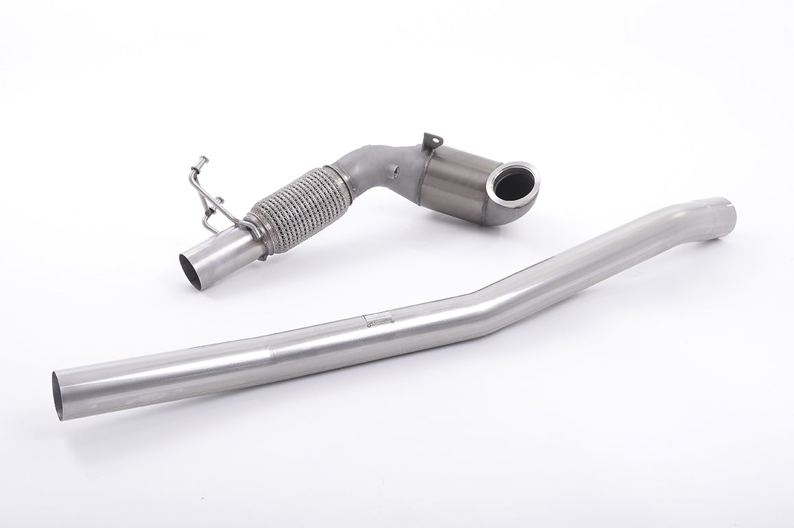 Milltek Large Bore Downpipe &amp; Hi-Flow Cat | Audi S3 8V / VW Golf MK7 R
