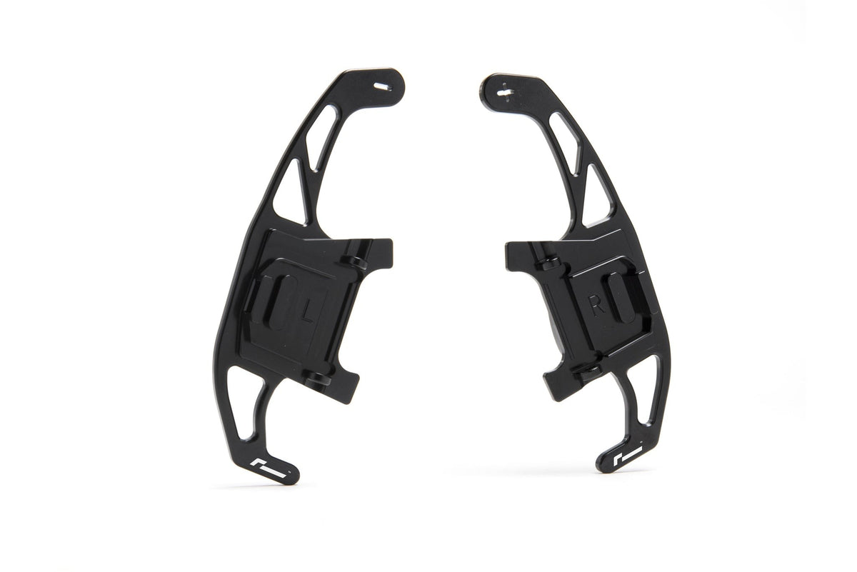 RacingLine Billet S-Tronic Paddles Piano Black / A4 &amp; S4 &amp; RS4 (B9) / A5 &amp; S5 &amp; RS5 (B9) / A3 &amp; S3 &amp; RS3 (Audi Sport steering wheel) / TT,TTS,TTRS 8S / R8