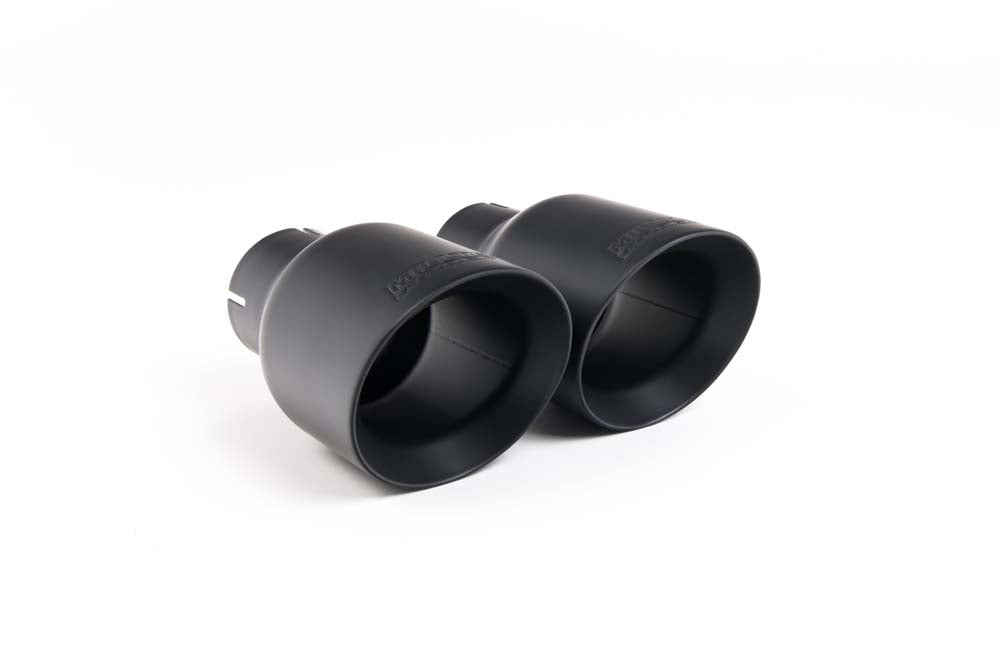Milltek Non-Resonated Cat-Back Exhaust | BMW F30 320i M Sport - Cerakote Black Tips