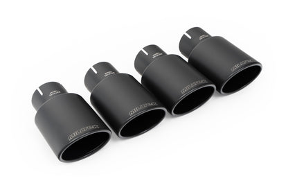 Milltek Resonated Cat-Back Exhaust | Audi B9 S5 3.0 V6 - Black Ovals Tips